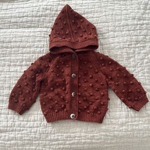 Misha puff popcorn cardigan